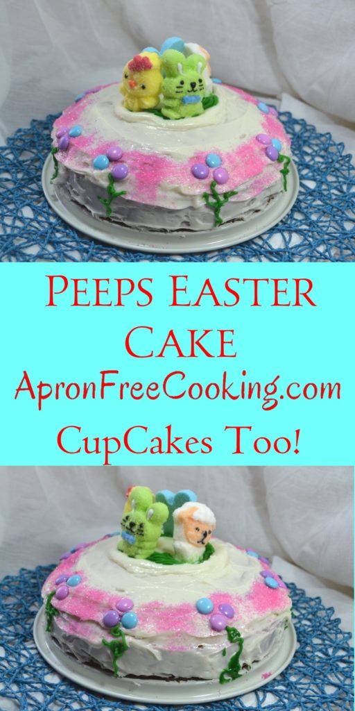 Easter Cake to make with kids from www.ApronFreeCooking.com