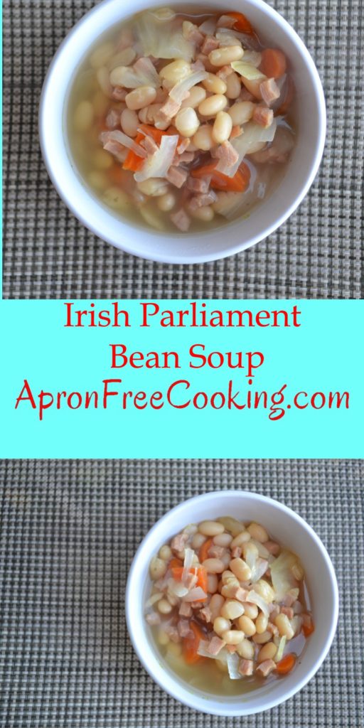 Irish Parliament Bean Soup from www.ApronFreeCooking.com 