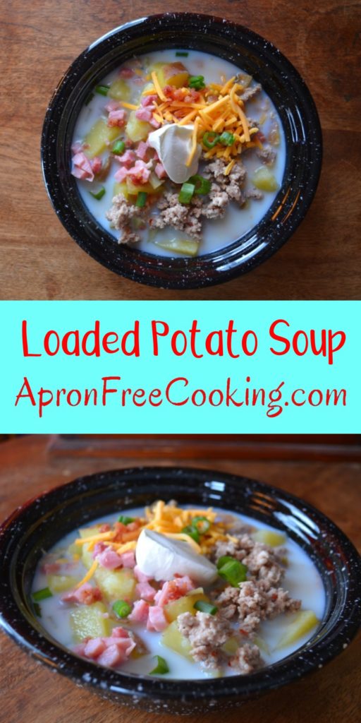 Loaded potato soup pin