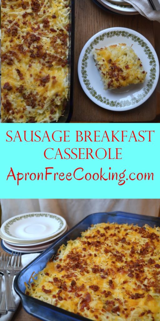 sausage casserole from www.ApronFreeCooking.com