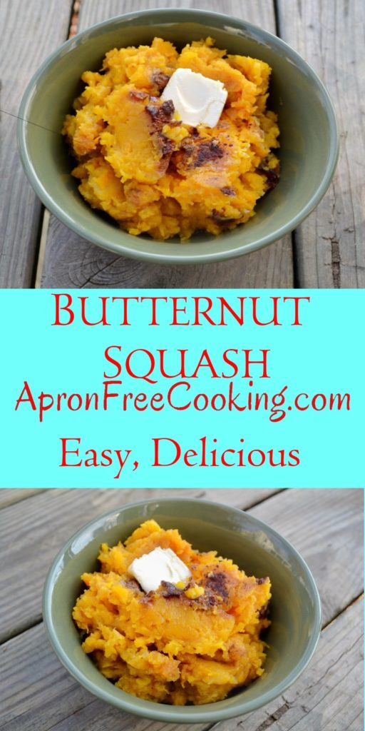 Baked butternut squash from www.ApronFreeCooking.com