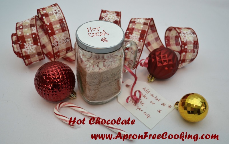 Hot Chocolate Peppermint Hot Cocoa from ApronFreeCooking.com