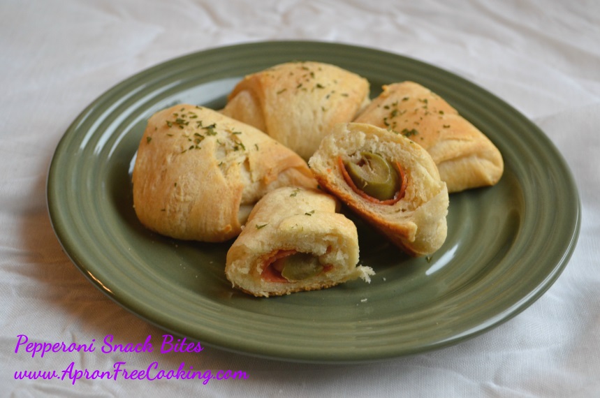 Amazing Pepperoni Snack Bites with olives and cream cheese from www.ApronFreeCooking.com