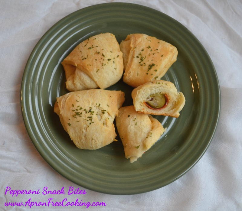 Amazing Pepperoni Snack Bites with olives and cream cheese from www.ApronFreeCooking.com