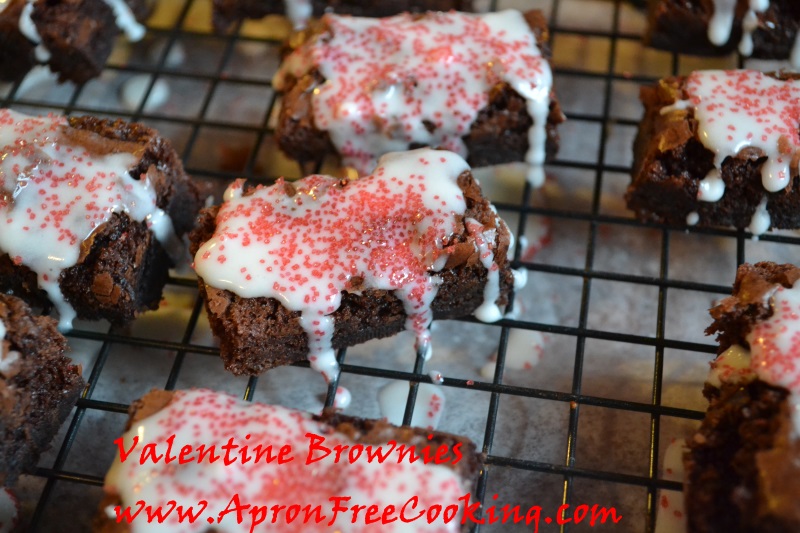 Valentine brownies 2