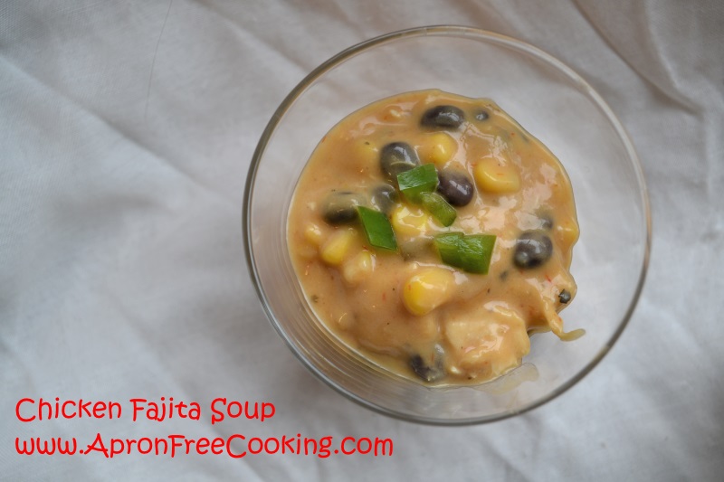 Chicken Fajita Soup from ApronFreeCooking.com