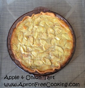 Apple & Onion Tart from www.ApronFreeCooking.com