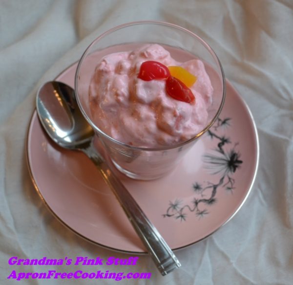 Grandma s Pink Fluff Apron Free Cooking