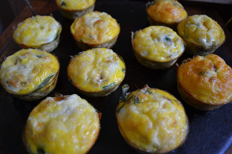 Personal Quiches in Muffin Tin