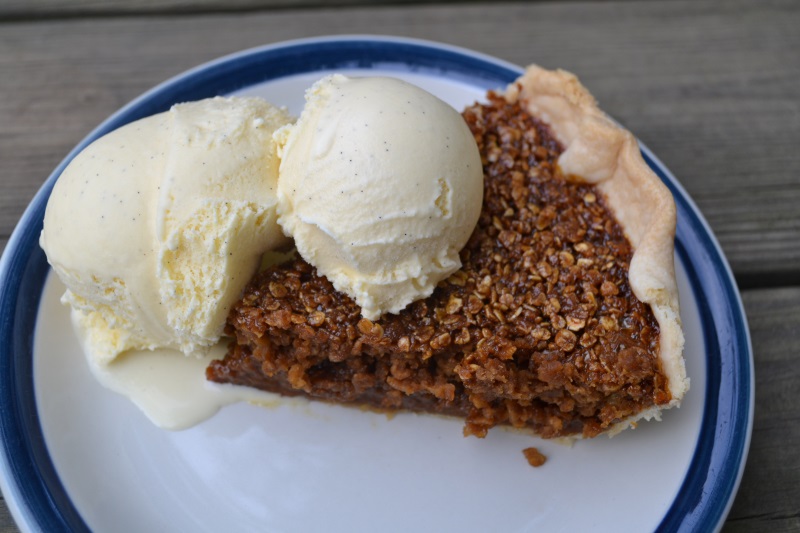 Ice Cream on Oatmeal Pie