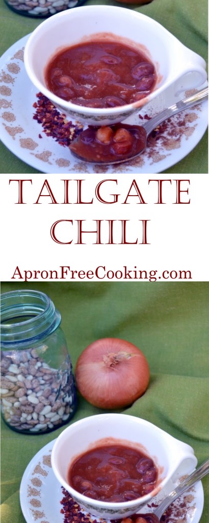 Tailgate chili football 