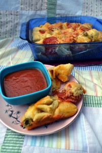 Homemade Pizza Game Day Pull Apart Pizza
