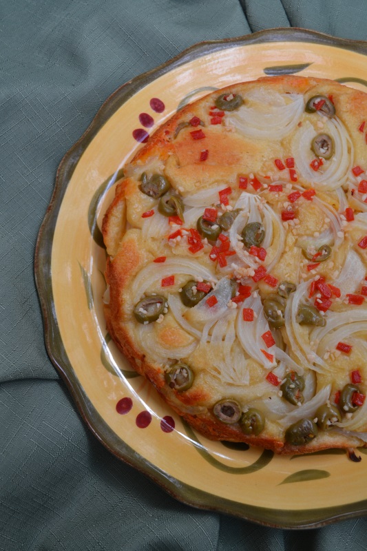 Savory Onion Olive Bread 