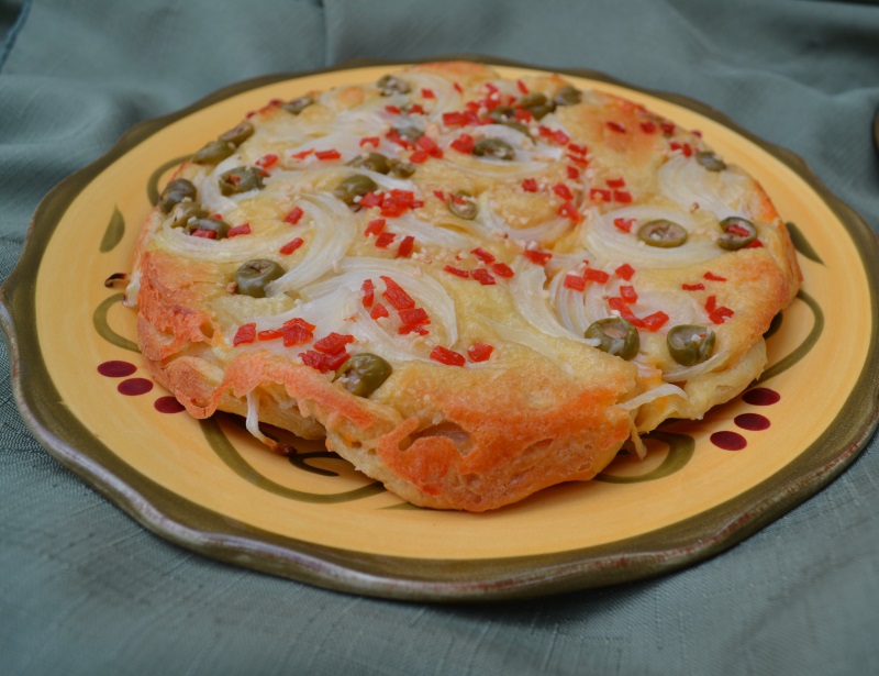 Savory Onion Olive Bread 