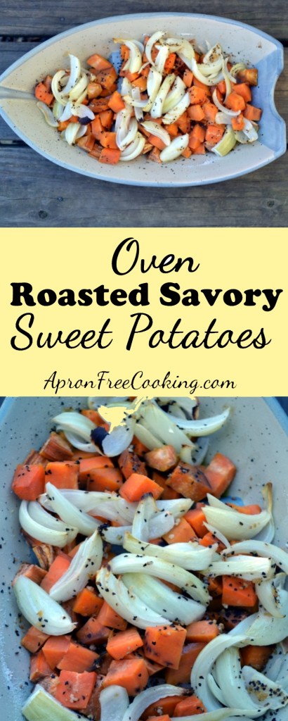 Roasted Savory Sweet Potatoes