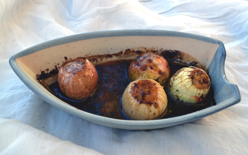 Balsamic Vinaigrette Roasted Onions 