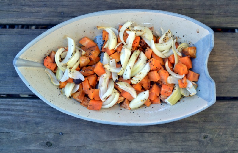 Savory Sweet Potatoes Onions