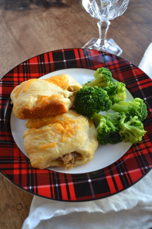 Homemade Shredded Chicken Hot Pockets