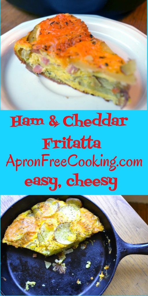 Ham and Cheddar Frittata from ApronFreeCooking.com