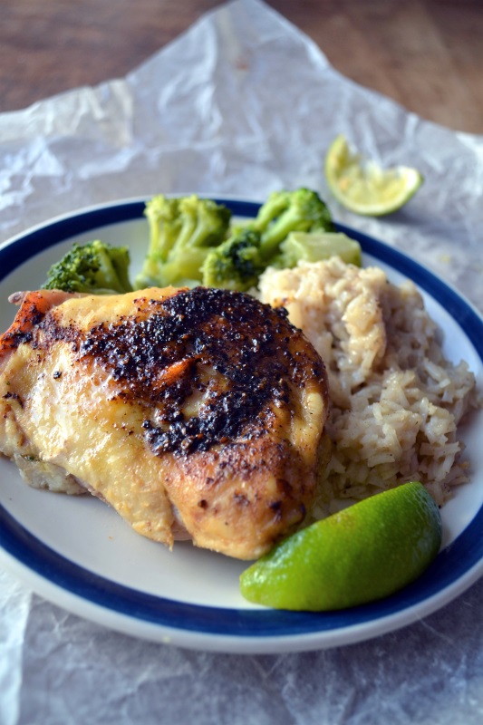 Slow Cooker Chili Lime Chicken from ApronFreeCooking.com