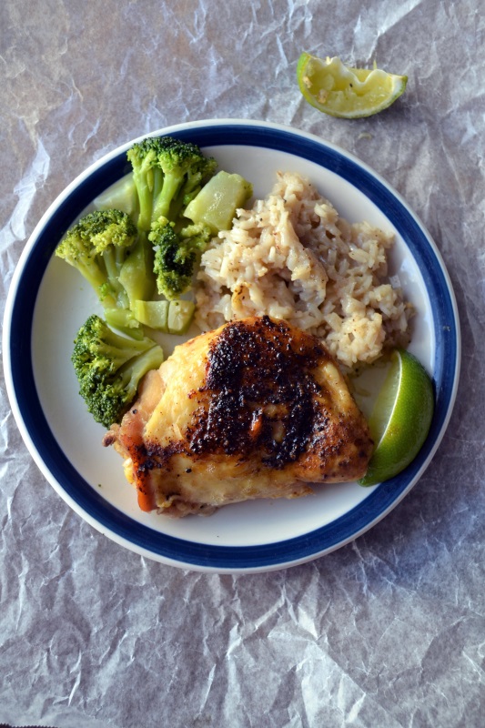 Slow Cooker Chili Lime Chicken from ApronFreeCooking.com