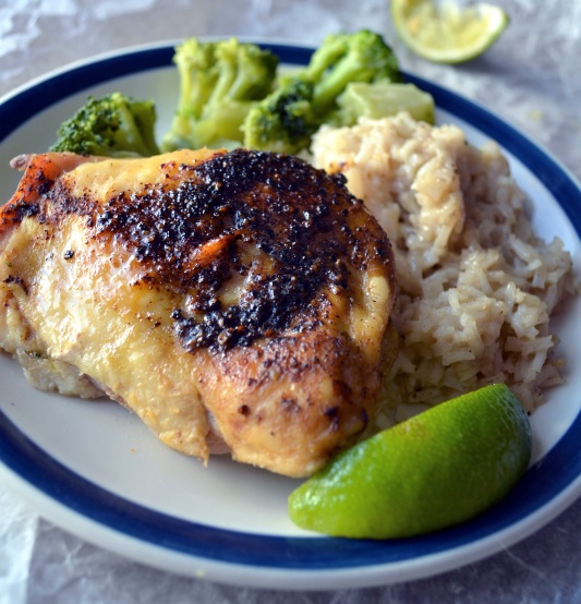 Slow Cooker Chili Lime Chicken from ApronFreeCooking.com