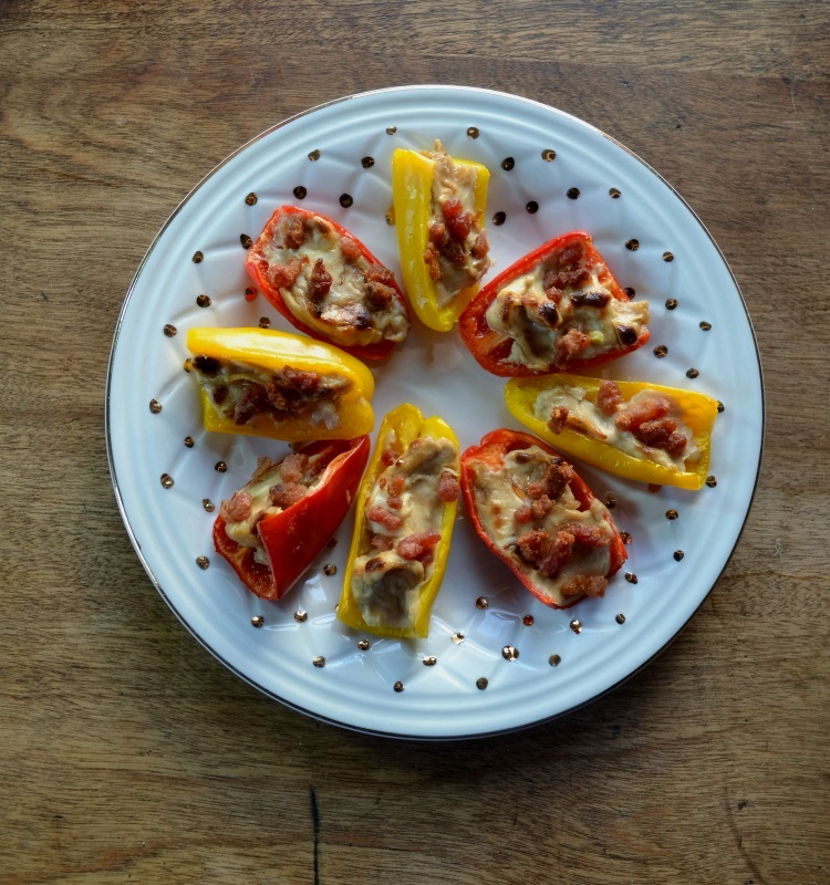 Cheesy Bacon Pepper Bites from ApronFreeCooking.com