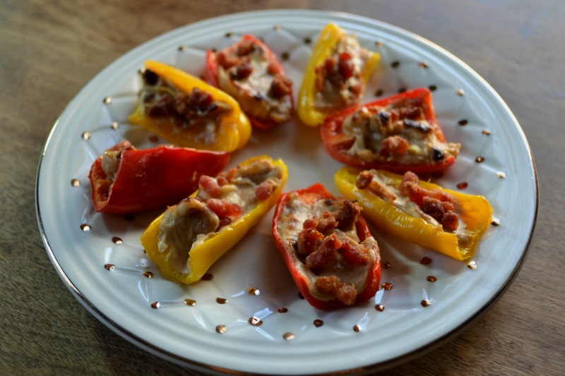 Cheesy Bacon Pepper Bites from ApronFreeCooking.com