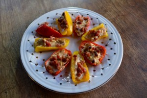 Cheesy Bacon Pepper Bites from ApronFreeCooking.com
