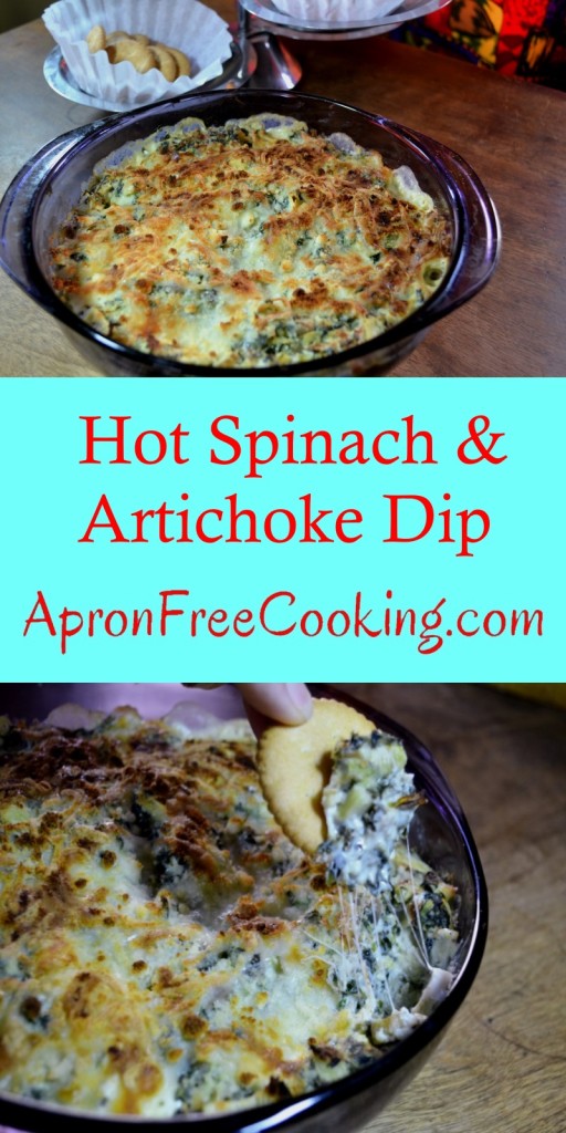 Spinach Artichoke Dip from ApronFreeCooking.com