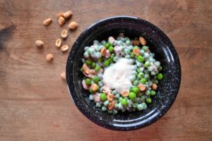 Pea and Peanut Salad from www.ApronFreeCooking.com