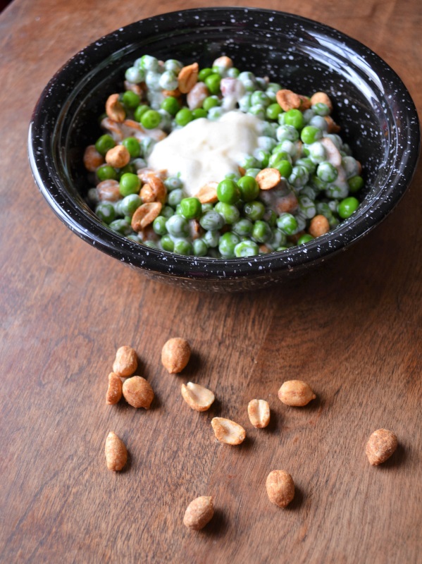 Pea and Peanut Salad from www.ApronFreeCooking.com