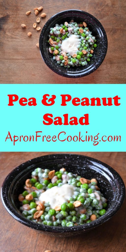 Pea and Peanut Salad from www.ApronFreeCooking.com