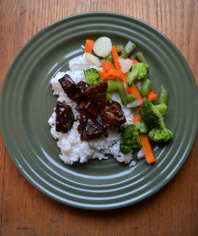 Slow Cooked Beef Tips from ApronFreeCooking.com