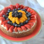 Fresh Fruit Cheesecake from ApronFreeCooking.com