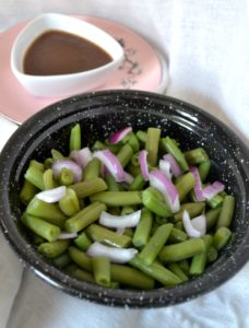 Green Bean Red Onion Salad from www.ApronFreeCooking.com