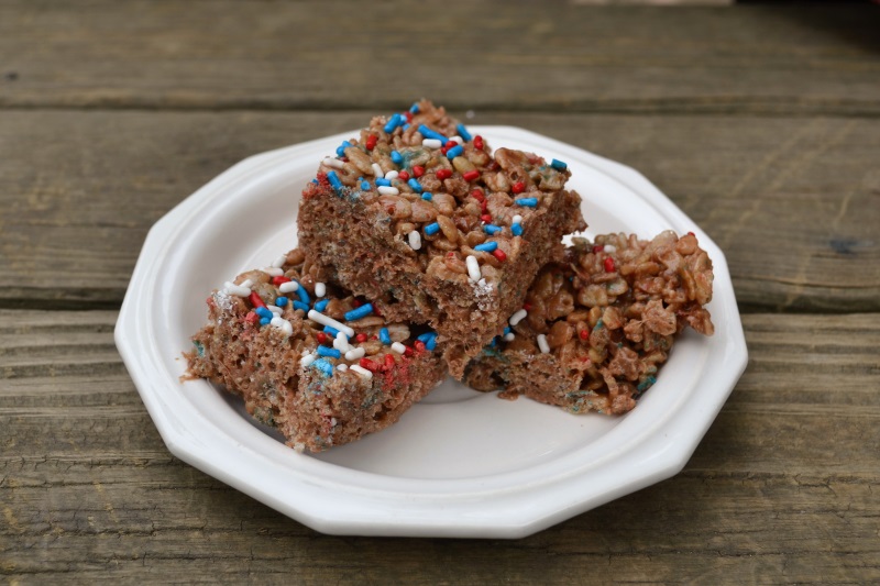 Nutella Rice Crispy Treats from www.ApronFreeCooking.com