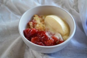 Quick Cherry Cobbler from www.ApronFreeCooking.com