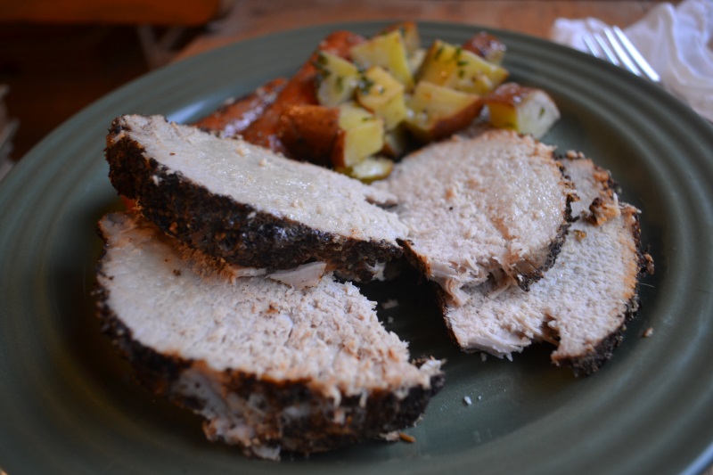 Slow Cooked Coffee Rubbed Pork Roast