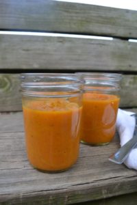 Healing Carrot Turmeric Soup from www.ApronFreeCooking.com