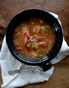 Sausage and Chicken Gumbo from www.ApronFreeCooking.com