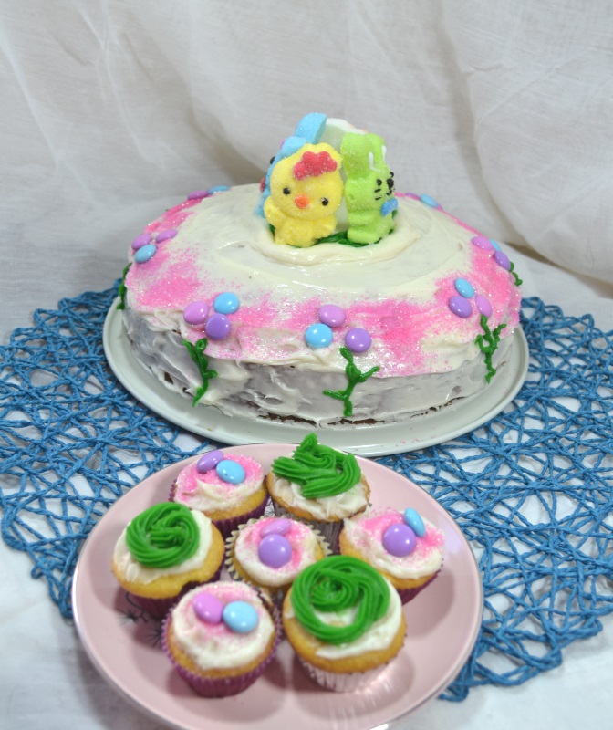 Easter Cake to make with kids from www.ApronFreeCooking.com