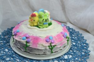 Easter Cake to make with kids from www.ApronFreeCooking.com