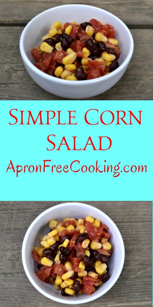 Simple Corn Salad from www.ApronFreeCooking.com