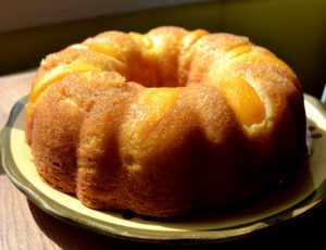 Peach Coffee Cake from www.ApronFreeCooking.com