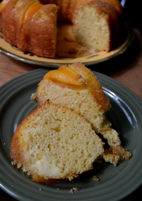 Peach Coffee Cake from www.ApronFreeCooking.com