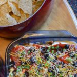 Layered Up Nacho Dip from www.ApronFreeCooking.com