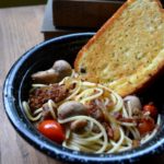 Mushroom Tomato Pasta from www.ApronFreeCooking.com