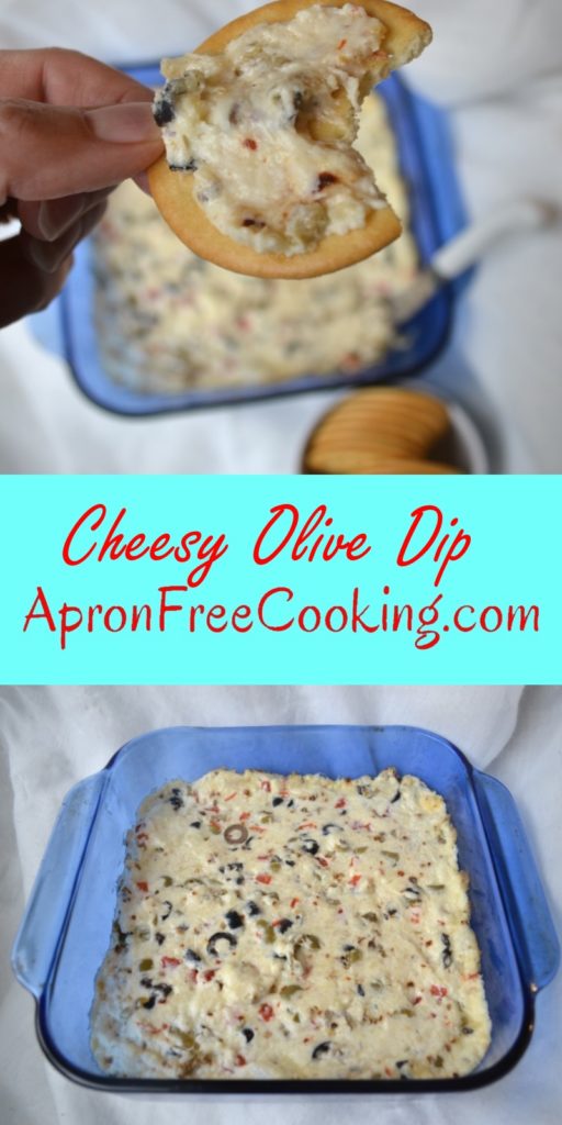 Cheesy Olive Dip from www.ApronFreeCooking.com