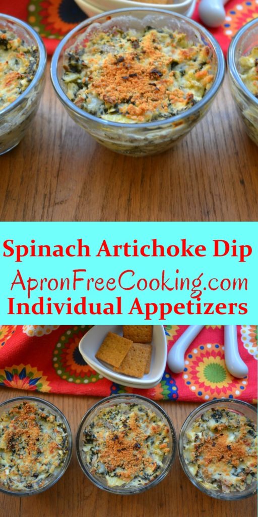Spinach Artichoke Individual Appetizers Pin